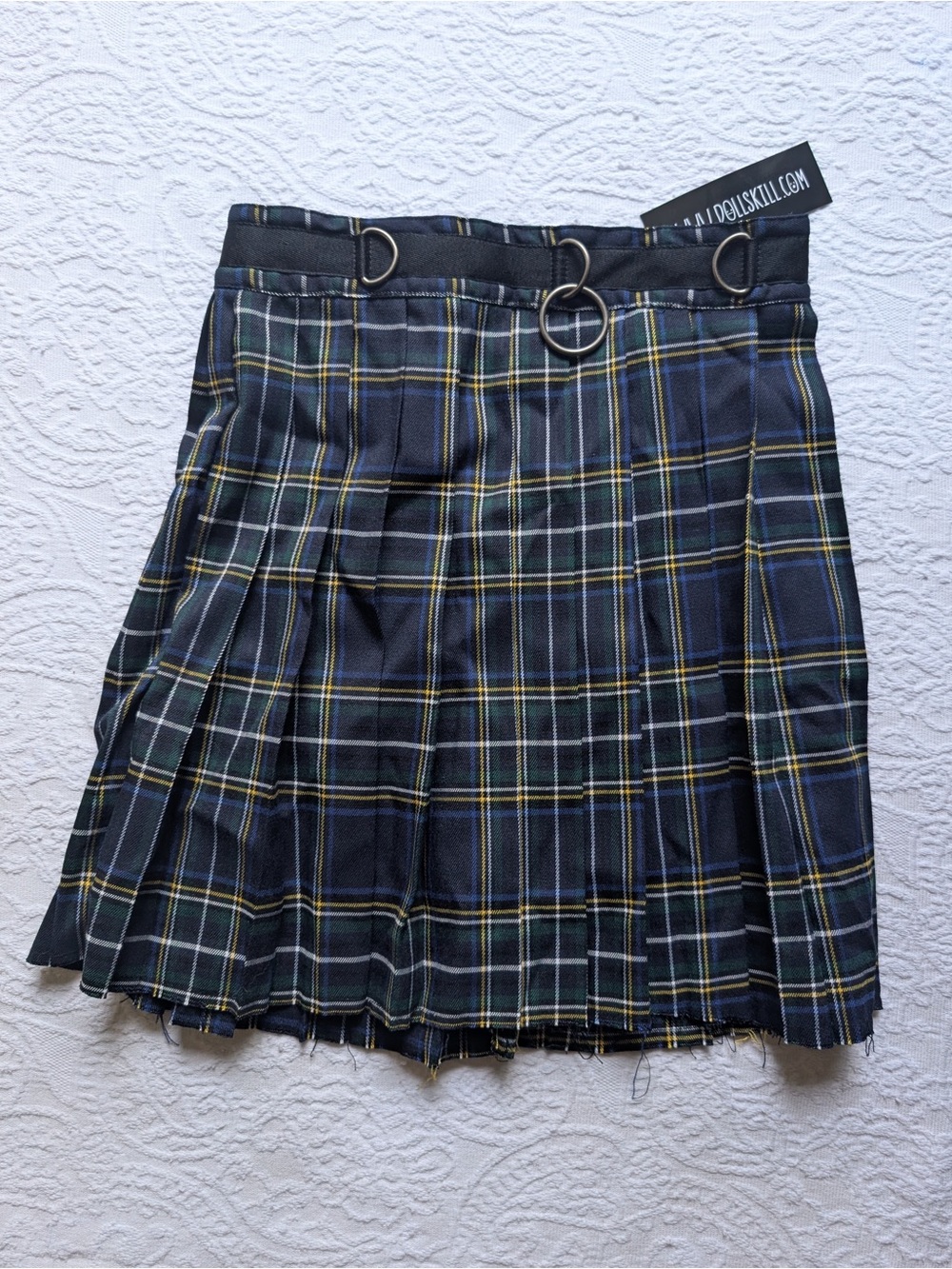 Dolls Kill Current Mood Plaid Skirt